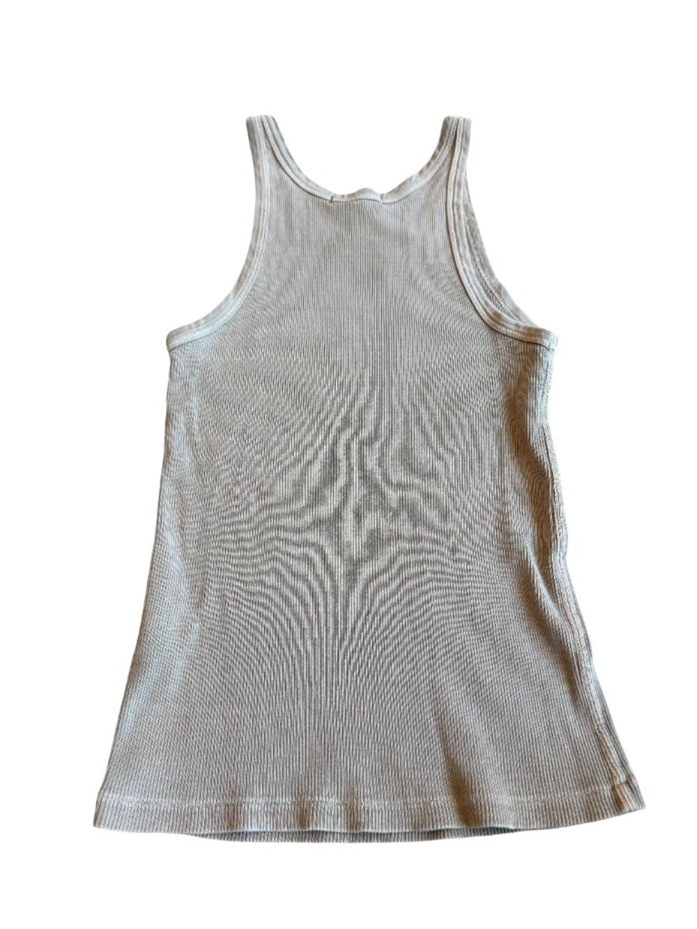 AMO Beige Ribbed Tank Top - Picture 11 of 14